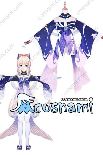 原神 Genshin 珊瑚宮心海 コスプレ衣装 稲妻 抵抗軍 コスチューム Cosplay 新品 送料無料